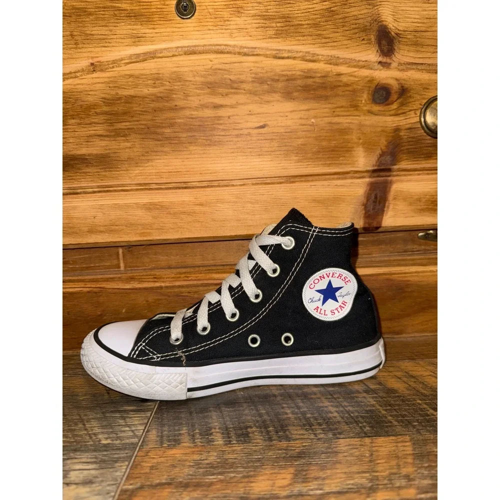 Converse Chuck Taylor All Star High Top Black Sneakers 3J231 Kids Size 13 Youth